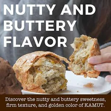 KAMUT Flour (3 lb) Whole Wheat Flour, Great for Whole Grain Bread and Baking, All-Natural, USDA Organic, OU Kosher Certified, Milled from Ancient Grain, Bulk Resealable Pouch