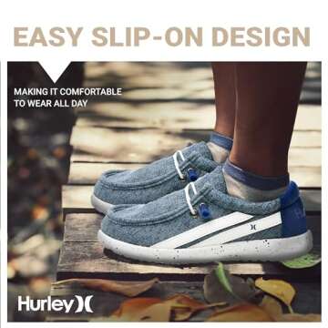 Hurley Kids Elastic Lace Loafers - Comfortable & Stylish Sneakers