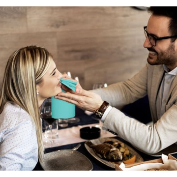 Utopia Home Aqua Cloth Napkins - 24 Pack, 17x17 Inches