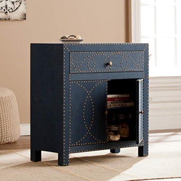 SEI FURNITURE Florian Navy Cabinet Elegant Design