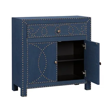 SEI FURNITURE Florian Navy Cabinet Elegant Design