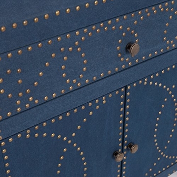 SEI FURNITURE Florian Navy Cabinet Elegant Design