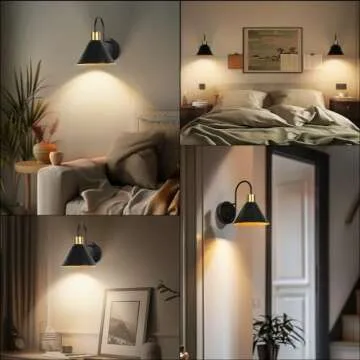 Frideko Rechargeable Wall Sconces Set of Two with Remote