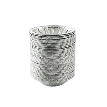 Waytiffer Mini Pie Tins 50 Pack - Durable Aluminum Baking Pans