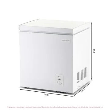 Frigidaire Chest Deep Freezer 2.0 Cu. Ft. Adjustable Thermostat with Easy Defrost