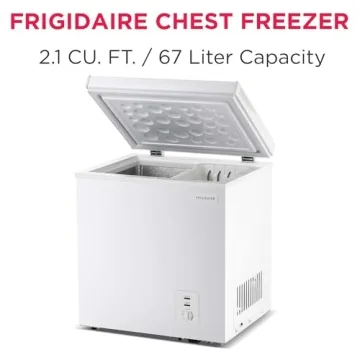 Frigidaire Chest Freezer with Adjustable Thermostat