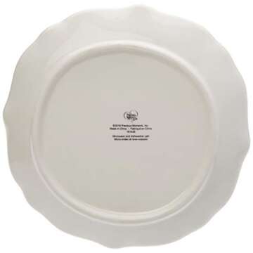 Precious Moments Christmas Dessert Plates Set of Four