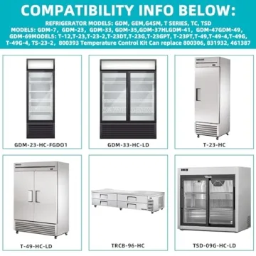 Fuzqq 800393 True Refrigerator Temperature Control Kit