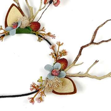 WOVOWOVO Deer Antlers Headbands for Women Girls Christmas Christmas Costume Hair Accessories Antler ...
