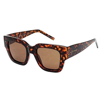 Prive Revaux The New Yorker Square Sunglasses – Polarized, 100% UV Protection – Stylish Chestnut...