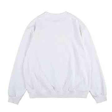 Arnodefrance i like you you're expensive Graphic Sweatshirt Hip Hop Letter Printing Crew Neck Pullover For Men And Women White