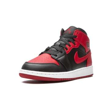 Nike Air Jordan 1 Mid GS Shoes for Big Kids - Sporty Style