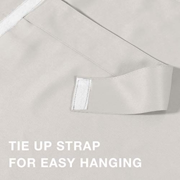 Turquoize Cream French Door Curtains for Darkening Privacy