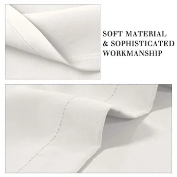 Turquoize Cream French Door Curtains for Darkening Privacy