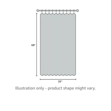 Turquoize Cream French Door Curtains for Darkening Privacy