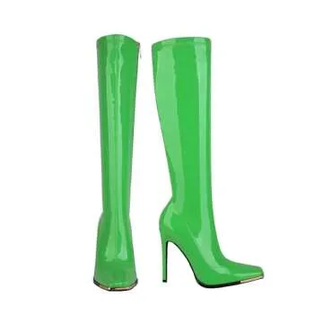 Shop Sun Gurg Women's Stylish Knee High Stiletto Boots