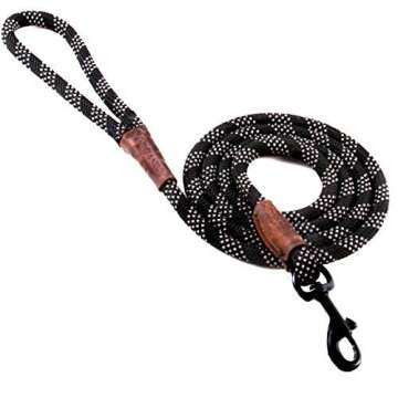 Max and Neo Rope Leash Reflective 6 Foot - We Donate a Leash to a Dog Rescue for Every Leash Sold (B...