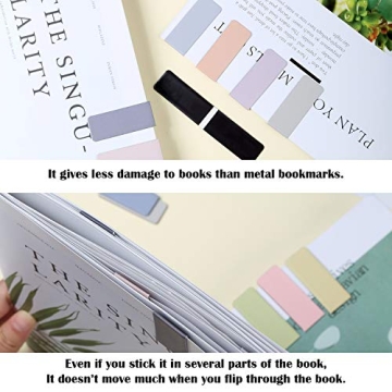 Colorful 15 Magnetic Bookmarks for Readers and Students