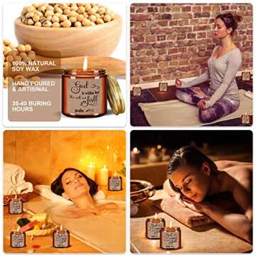 Tecanne Christian Gifts for Women - Birthday Gifts for Women, Mom, Sister, Best Friends - Religious Gifts For Women - Christmas Gifts for Women, 20oz Wine Tumbler Gift Set