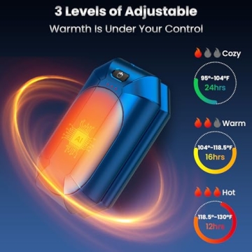 Warm and Portable WARMHAND AI Rechargeable Hand Warmers