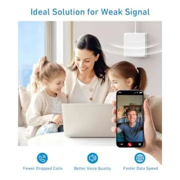 Cell Phone Signal Booster for Verizon and AT&T | Up to 4,500 Sq Ft | Boost 4G LTE 5G Signal on Band 12/13/17 | 65dB Dual Band Cellular Repeater with High Gain Antennas | FCC Approved