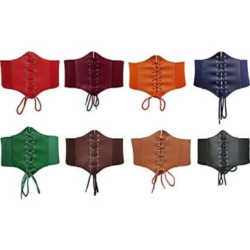 Versatile HOEREV Elastic Corset Waist Belt for Women