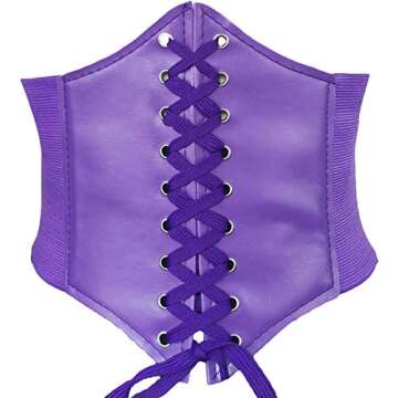 Versatile HOEREV Elastic Corset Waist Belt for Women