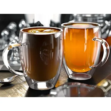 Stone & Mill Insulated Double Wall Coffee Cups - 12 oz