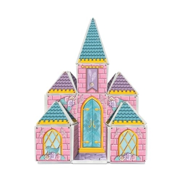 CreateOn Castle Magna-Tiles for Kids, 53-piece Set