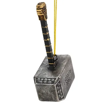 Mjölnir Thor's Hammer Christmas Ornament for Marvel Fans
