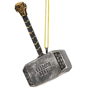 Mjölnir Thor's Hammer Christmas Ornament for Marvel Fans