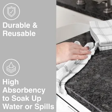 T-fal Premium Waffle Dish Cloths - Absorbent & Soft