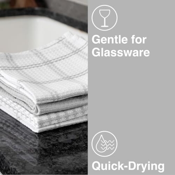 T-fal Premium Waffle Dish Cloths - Absorbent & Soft