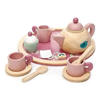 Tender Leaf Toys Birdie Tea Set - Imaginative Wooden Play for Creative Fun!