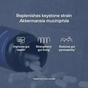 Pendulum Akkermansia Probiotic with Prebiotic Fiber - Increases GLP-1 Production, Delayed Release, Third-Party Tested, 100M AFU Live Strain for Gut Health for Men & Women (30 Capsules, 1-Pack)