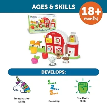 Learning Resources Barnyard Playset for Toddlers' Fun