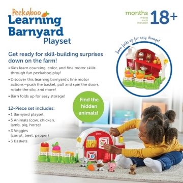 Learning Resources Barnyard Playset for Toddlers' Fun