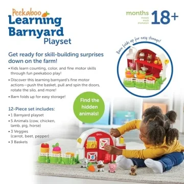 Learning Resources Barnyard Playset for Toddlers' Fun