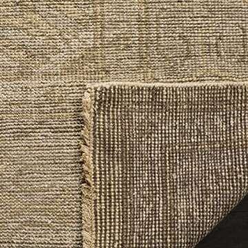 SAFAVIEH Izmir Collection Area Rug - 9' x 12', Gold & Grey, Hand-Knotted Traditional New Zealand Wool, Ideal for High Traffic Areas in Living Room, Bedroom (IZM180A)