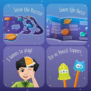 Imagimake Mapology Solar System Puzzle for Kids Ages 4-8