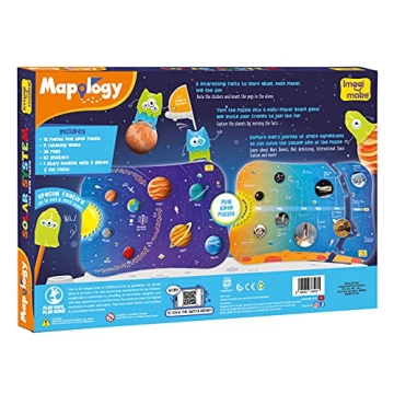 Imagimake Mapology Solar System Puzzle for Kids Ages 4-8