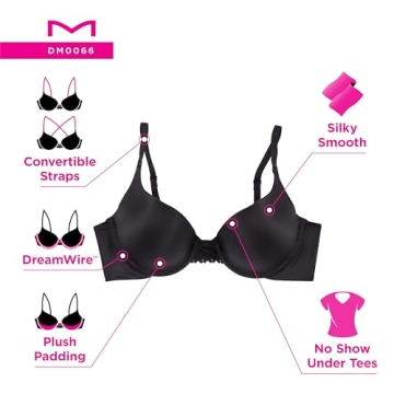 Maidenform Dreamwire Push Up Bra for Natural Shape Comfort