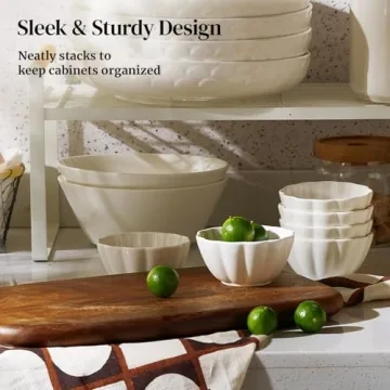 DOWAN Ramekins 4 oz, Creme Brulee Ramekins, Ramiken Oven Safe for Baking, Souffle Dishes Custard Cups, Porcelain Small Dipping Sauces Charcuterie Dessert Bowls, Ceramic Pudding Cups, Set of 6, White