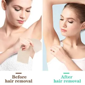 Natural Epilating Strips for Hair Removal - 200 Count