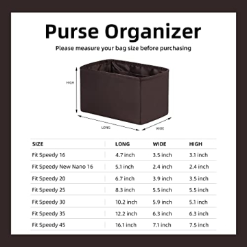 DGAZ Silk Purse Organizer for LV Speedy Bags