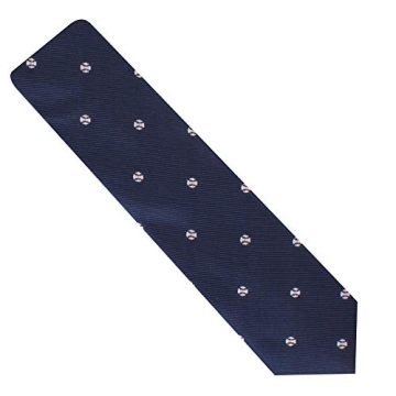 AUSCUFFLINKS Baseball Fan Skinny Tie - Stylish Gift for Him