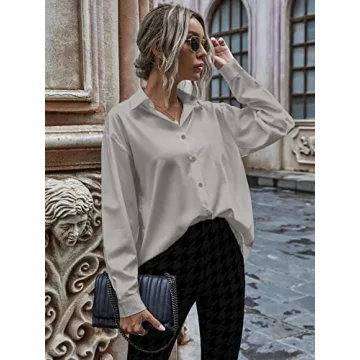 HOTOUCH Women's Casual Button-Up Shirt for All Occasions