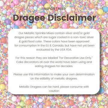 Rainbow Road Sprinkle Mix| Made In USA By Sprinkle Pop| Blend Of White Red Orange Yellow Green Blue Pink Purple Rainbow Sprinkles For Decorating Birthday Chocolate Cakes Cookie Cupcakes Ice Cream,2oz