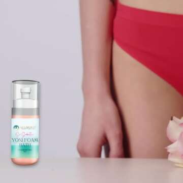 Nina Sharae Swimwear | FEMININE HYGIENE SOAP VULVA WASH | PH BALANCE | ODOR BLOCKING | STRAWBERRY & MINT | 2OZ TRAVEL SIZE | NORMAL & SENSITIVE SKIN | Natural Ingredients