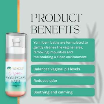 Nina Sharae Swimwear | FEMININE HYGIENE SOAP VULVA WASH | PH BALANCE | ODOR BLOCKING | STRAWBERRY & MINT | 2OZ TRAVEL SIZE | NORMAL & SENSITIVE SKIN | Natural Ingredients